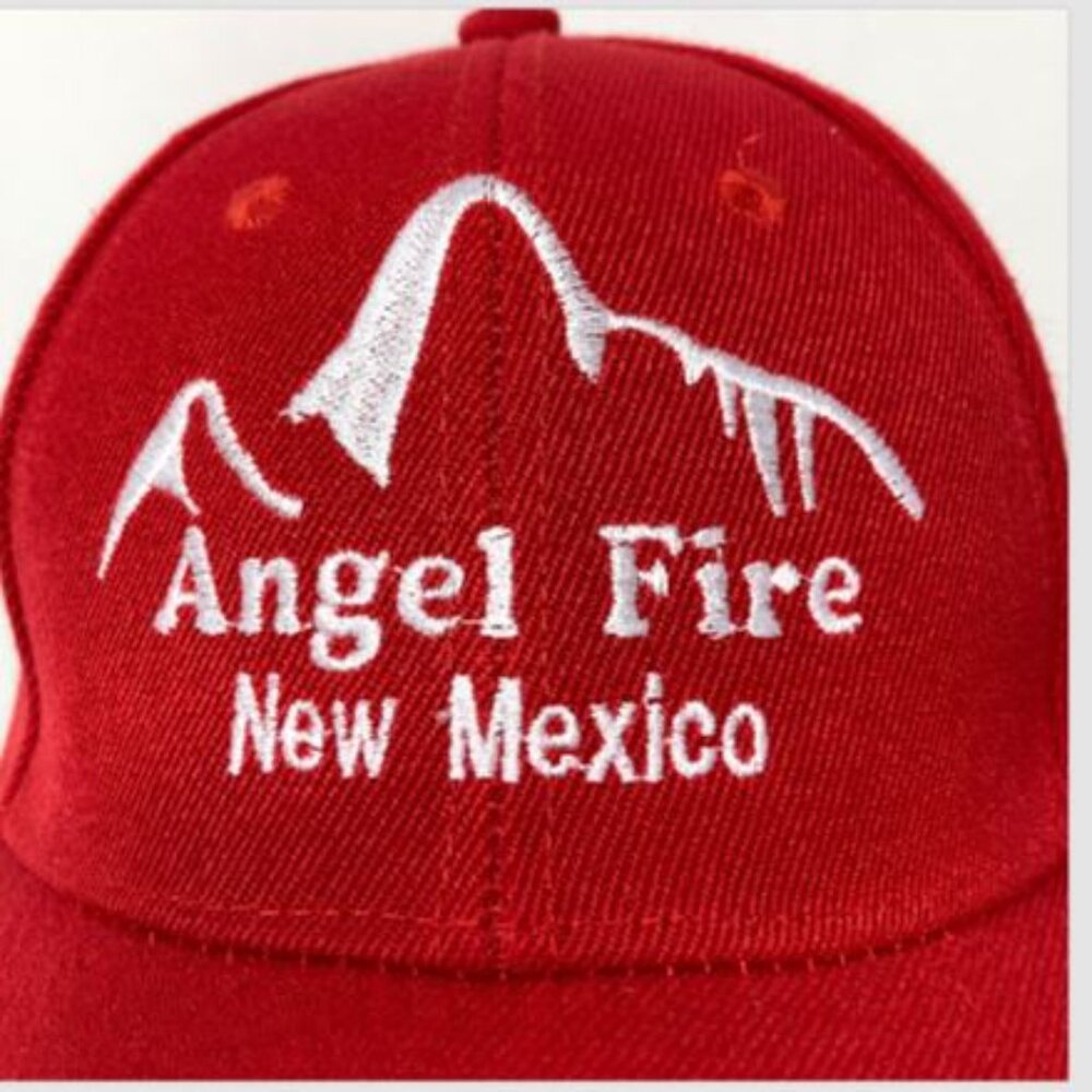 Angel Fire NM Red Ball Cap Hat NWT